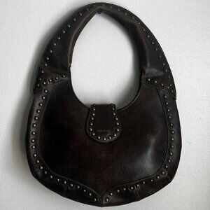 Matt & Nat Montreal Greenish Brown Studded Angie Hobo